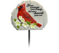 Spoontiques - Garden Décor - Garden Stake - Decorative Stake for Lawn and Yard - 28” High - Durable Weather Resistant Resin Sign for Home Décor - Cardinal Memorial Garden Stake