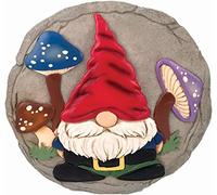 Spoontiques - Garden Décor - Gnome Stepping Stone - Decorative Stone for Garden
