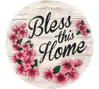 Spoontiques, Inc 13220 Bless This Home Stepping Stone, Pink