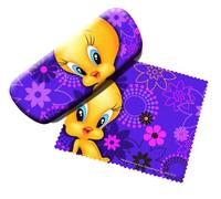 Spoontiques Looney Tunes Tweety Bird Eyeglass Case and Cleaner
