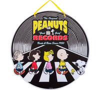 Spoontiques Peanuts Road Door Decor Sign - Weatherproof PVC Signs for Indoor or Outdoor Use - Includes Decorative Ribbon for Hanging