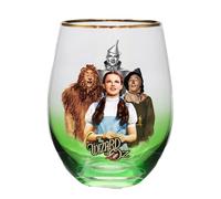 Spoontiques - Wizard of Oz Stemless Glass Wine Tumbler - Stemless Wine Glass - 20 oz - 4.75" Tall