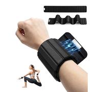 Spopal Magnetic Ankle and Wrist Weights for Women & Men, Arm Weights, Skin-Friendly Silicone, Adjustable Waterproof Ankle Weights for Yoga, Dance, Pilates, Swimming, Aerobic Exercise(Black)