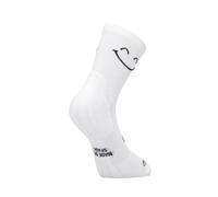 Sporcks Happy Mode White Socks, Size L
