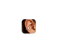 SPORCLO Gothic Ear Cuffs Helix Cartilage Clip on Goth Ear Cuff Stainless Steel Hypoallergenic Earrings for Women Men Non Piercing Gold & Silver Fake Earring Lightweight Punk Jewelry Gift, Stainless