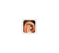 SPORCLO Hidden Helix Jewelry Flat Back Stud Earrings for Women Hypoallergenic Surgical Stainless Steel 16 Gauge Dangle Earring Internal Thread Earlobe Piercing Jewelry Gift 14K Gold Plated, Stainless