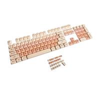 sporful 132 Keys Keycaps Set for Mechanical Keyboard, Sturdy Modern Portable Cute Typing Accessories Replacement- Liquid foundation