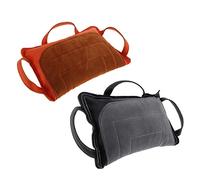 sporful 2pcs Pet Training Bite Pillow Dog Tug Toy Cowhide Durable Bite Pull for Guard Dog Work