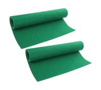 sporful 2Pcs Reptile Substrate Mat for Bearded Dragons, Snakes & Lizards - Soft Green Carpet (60x40cm)