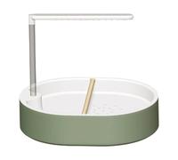 sporful Automatic Parrot Bath Shower Bird Bathtub with Perch 12.52x11.02 inch Rain Shower for Parrots Conure Cockatiels