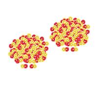sporful Disposable Microphone Cover Handheld Mic Covers Non-Woven Fabric 400 Pack Yellow+Red (English Product Name)