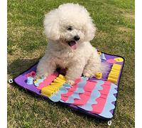 sporful Dog Snuffle Mat Slow Feeding Puzzle Toy Nosework Training Blanket Play Mat for Dogs 19.69x27.56 Inch