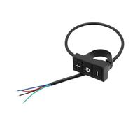 sporful Electric Bike Display Meter Switch, Sensitive Push Button, 22.2mm Handlebar Mount, Black On/Off Computer Switch for E-Bikes