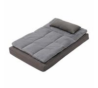 sporful Orthopedic Dog Bed Medium - Waterproof Cover & Memory Foam for Joint Support, Grey- Grey M