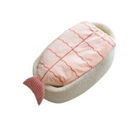 sporful Sushi Cat Bed for Small Breeds, Indoor Pet Hideaway, Cozy Sushi Roll Design Cat Cave with Soft Polyester Fabric- S