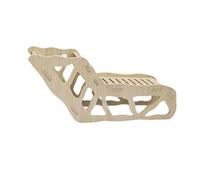 sporful Wooden Hamster House Hideout with Ladder Exploration Toy Habitat Tunnel for Gerbils Chinchilla Mice Mouse 12x2.8x4.7 inch