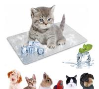 Sporgo Cooling Mat for Pets: 30 x 20 cm Rabbit Cooling Pad, Aluminium Alloy Cooling Plate Summer Ice Bed for Guinea Pigs, Hamsters, Rabbits Other Small Pets