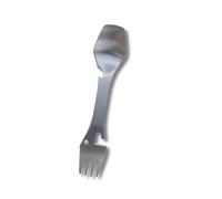 Spork 5-in-1 Camping Utensils- Stainless Steel Camping Cutlery (Silver), Camping Spork for Outdoor Use (1 Pc)