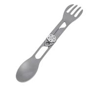 Spork Foldable 2 in 1 Backpacking: Spoon and Fork Combo | Portable Multifunctional Camping Utensil for Picnic, Travel, BBQ, Backpacking, Outdoor Dining, Hiking and Camping