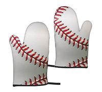 Sport Ball Baseball Insulation Gloves (2-Piece Set) Microwave Oven Gloves For Barbecue Cooking And Baking