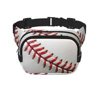 Sport Ball Baseball Print Stylish and Practical Waist Bag,Adjustable,Perfect for Travel,and Outdoor Activities