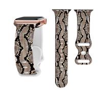 Sport Band Animal Print Compatible With Apple Watch Bands 49mm 45mm 44mm 42mm 41mm 40mm 38mm Women Men,Silicone Cute Dog Cat Paw Print Design Replacment Strap For Iwatch Series 9,8,7,6,5,4,3,2,1,Se