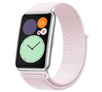Sport Band Compatible with Apple Watch 49mm 46mm 45mm 44mm 42mm 41mm 40mm 38mm, Stretchy Nylon Braided Strap for iWatch Ultra 3 2 1, Pearl Pink, 42mm(Series 3)/440mm 1.75 inches 72 in