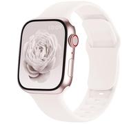 Sport Band Compatible with Apple Watch Bands 38mm 40mm 41mm 42mm 44mm 45mm 46mm 49mm Women Men, Soft Silicone Waterproof Replacement Wristband Strap for iWatch Series 10/9/8/SE/7/6/5/4/3/2/1/Ultra