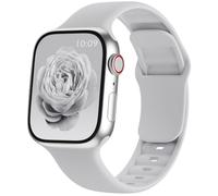 Sport Band Compatible with Apple Watch Bands 38mm 40mm 41mm 42mm 44mm 45mm 46mm 49mm Women Men, Soft Silicone Waterproof Replacement Wristband Strap for iWatch Series 10/9/8/SE/7/6/5/4/3/2/1/Ultra