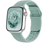 Sport Band Compatible with Apple Watch Bands 38mm 40mm 41mm 42mm 44mm 45mm 46mm 49mm Women Men, Soft Silicone Waterproof Replacement Wristband Strap for iWatch Series 10/9/8/SE/7/6/5/4/3/2/1/Ultra