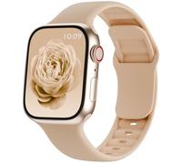 Sport Band Compatible with Apple Watch Bands 38mm 40mm 41mm 42mm 44mm 45mm 46mm 49mm Women Men, Soft Silicone Waterproof Replacement Wristband Strap for iWatch Series 10/9/8/SE/7/6/5/4/3/2/1/Ultra