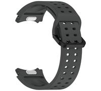 Sport Band Compatible with Samsung Galaxy Watch 7 40mm 44mm, 20mm Silicone Band Strap with One Click Attachment Bars for Galaxy Watch 6 5 4 40mm 44mm/6 Classic 47mm 43mm/4 Classic/5 Pro/FE, Grey