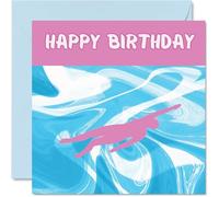 Sport Birthday Cards for Women Girls