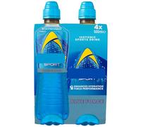 Sport Blue Force 4 x 500ml - Stay Refreshed and Perform at Your Best - Especially Designed to Enhance Hydration and Fuel Performance During Exercise and Sports