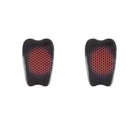 Sport Boot Cushion Inserts, Gradient Black and r OS | Gel Shin Pad Pair, Curved Comfort Layer, Friction Reduction Aid, 15.2x10cm Fit, Beginner Lesson Resort Use