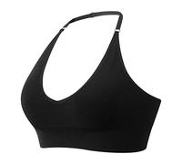 Sport Bra for Women UK Sale Sexy Fashion Solid Plunge The Triangle Bras Ladies Adjustable Strap Halter Beautiful Back Training Shock-Proof Yoga Underwear Comfy Bras