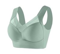 Sport Bras for Women UK Plus Size Push Up Wide Straps Lace Mesh V Neck Seamless Non Wired Comfort Everyday Bra Workout Fitness Exercise Yoga Crop Tops Vest Full Coverage Padded Wireless Bra Sale