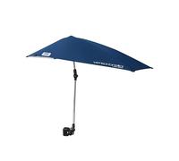 Sport-Brella Versa-Brella Adjustable Umbrella, 360° 4-Way Tilt, Universal Clamp, UPF 50+ Sun Protection, Lightweight & Compact for Chairs, Golf Bags, Strollers, Easy Set Up, 107cm, Midnight Blue