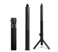 Sport Camera Aluminum Invisible Selfie Stick Bullet Time Hand Grip Tripod 28-111CM for Insta360 VR Sport Camera