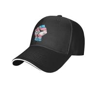 Sport Cap, Resist Fist Transgender Flag Trans Pride Baseball Cap Unisex Baseball Hat Premium Plain Hat for Sports Outdoor Travel