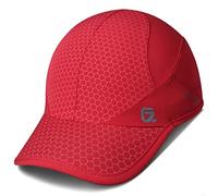 Sport Cap,Soft Brim Lightweight Waterproof Running Hat Breathable Baseball Cap Quick Dry Sport Caps Cooling Portable Sun Hats for Men and Woman Performance Workouts and Outdoor Activities Red