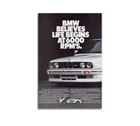 Sport Car Poster for BMW E30 M3 Racing Car38 Poster Decorative Painting Canvas Wall Posters And Art Picture Print Modern Family Bedroom Decor Posters 16x24inch(40x60cm)