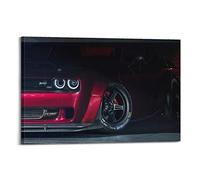 Sport Car Poster for Dodge Challenger SRT Demon Racing Car Supercar Poster Decorative Painting Canvas Wall & Art Picture Print Modern Family Bedroom Decor 12x18inch(30x45cm)