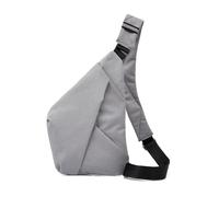 Sport Chest Bag Men Travel Bag Burglarproof Shoulder Bag Daily Carry Pack Anti Theft Security Strap Digital Storage Chest Bags(Gray)