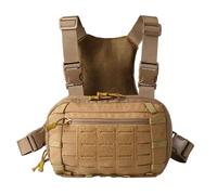 Sport Chest Pack, Adjustable Front Chest Bag with CCW Compartment Quick Disassembly Molle Vests Rig Pouch for Hunting Running