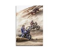 Sport Cross Country Rally Poster Motorbike Dakar Rally 2014 Poster Decorative Painting Canvas Wall Posters And Art Picture Print Modern Family Bedroom Decor Posters 12x18inch(30x45cm)