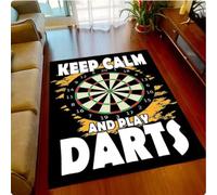 Sport Dart Target Printing Carpet Game Room Living Room Bedroom Decor Carpet Kids Play Anti-Slip Rug