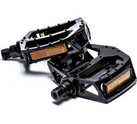 Sport Direct Alloy Flat-Platform 9/16" Black BMX/MTB Bike Pedals British Standards