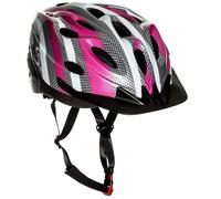 Sport Direct Bicycle Bike Adult Helmet 55-58cm Pink/Graphite/White