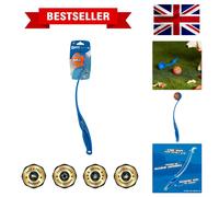 Sport Dog Ball Launcher Fetch Dog Toy Ball Thrower With Tennis Ball, Medium 46cm